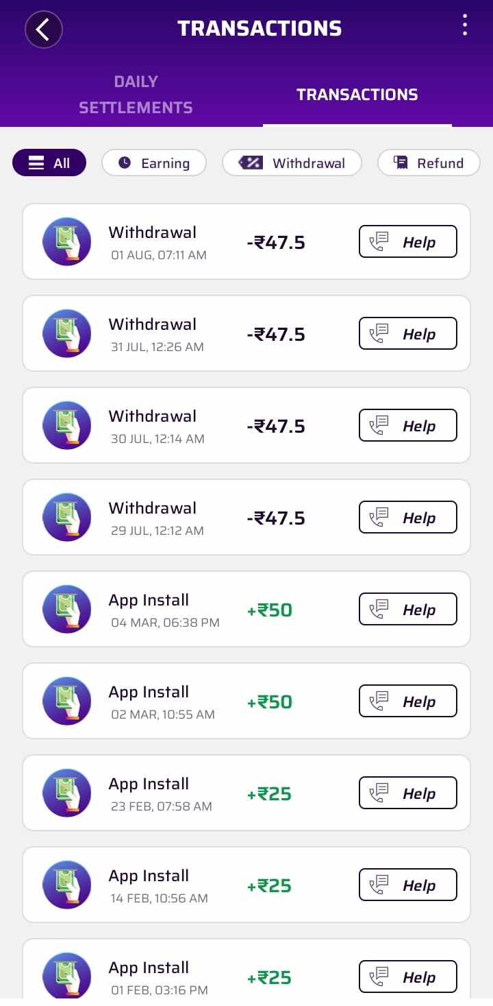 WinZo App Earning Proof